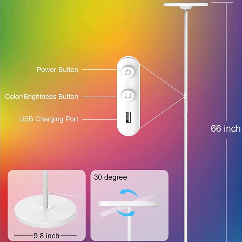 Smart floor lamp